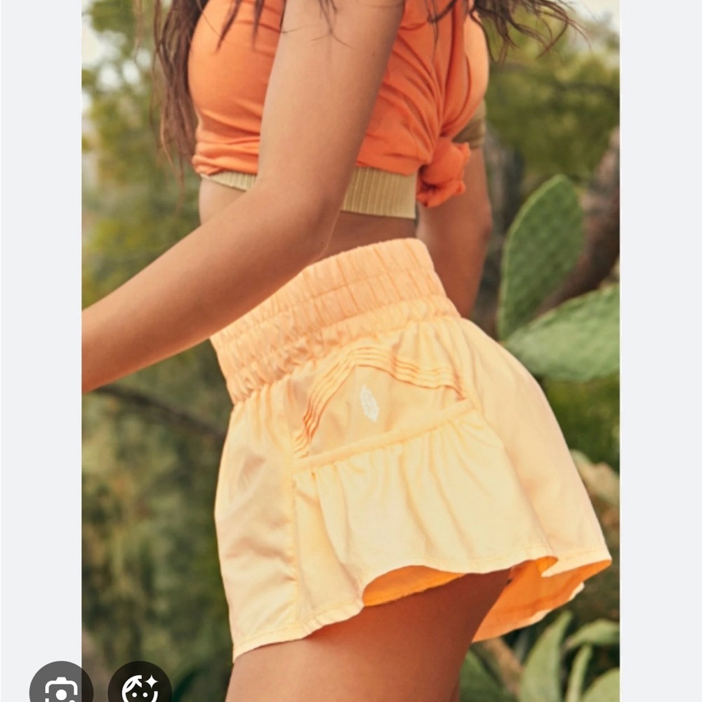FP Movement by Free People Peach/Light Orange Athletic Shorts